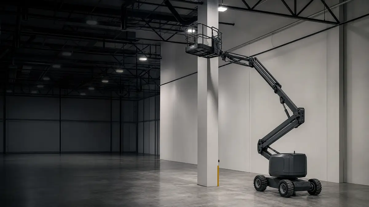 Articulating Boom Lifts jobsite access in Cleveland